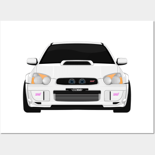 IMPREZA WHITE Posters and Art